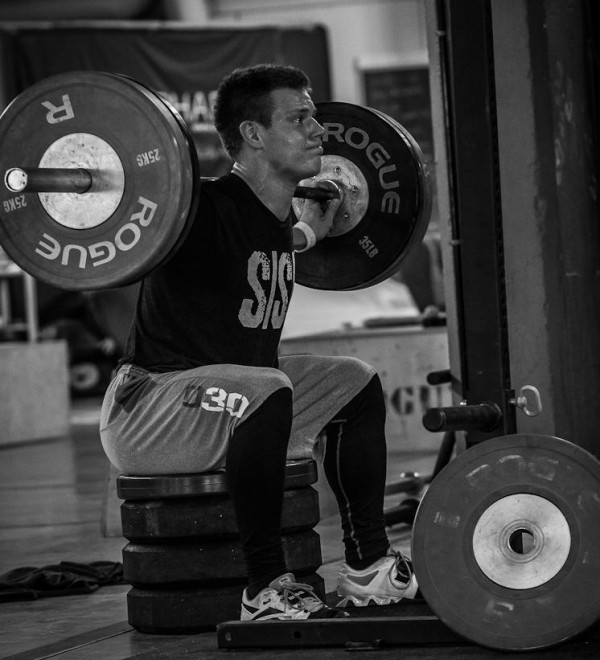 High Box Squat