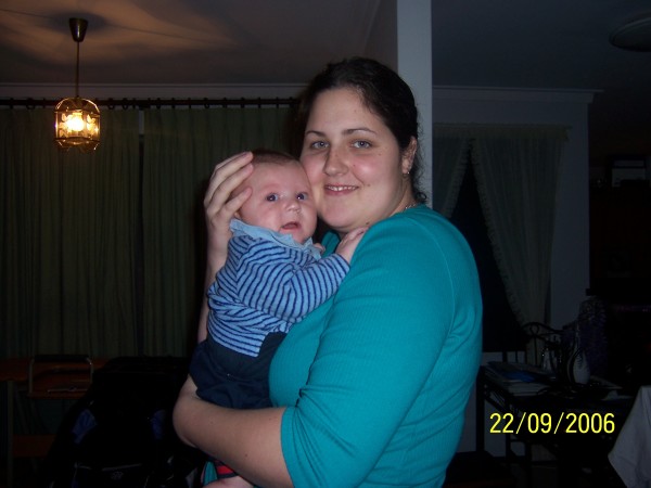 Denae y su hijo