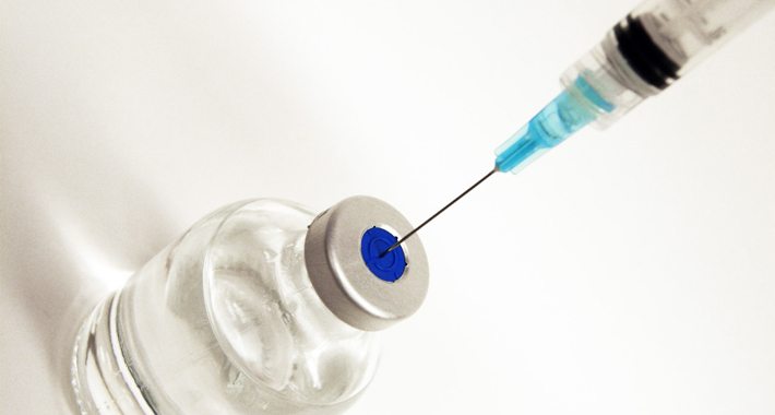 Inyección de hormonas