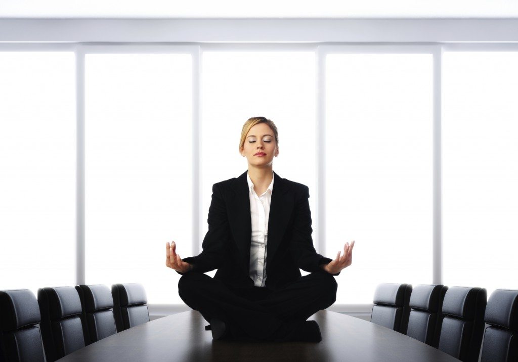 Meditación en la oficina