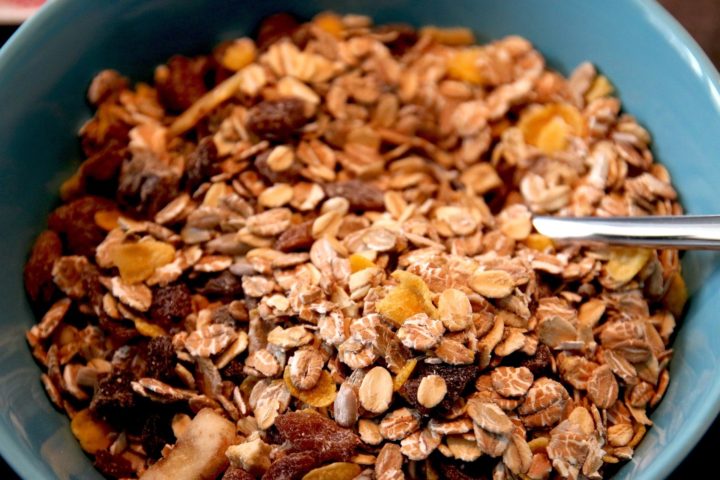 avena y frutos secos
