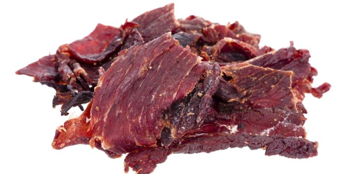 snacks de carne de vaca seca