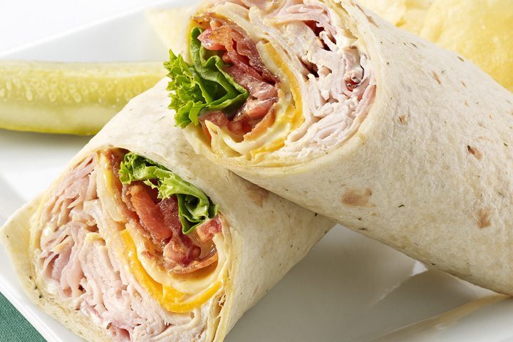 wraps bajos en calorías