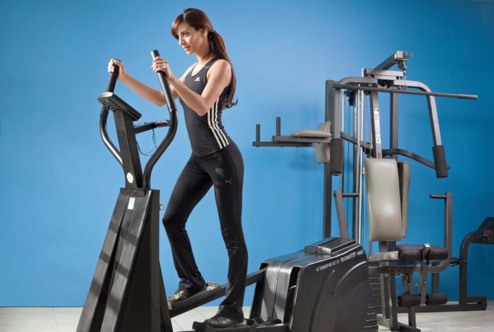 Rutina de cardio en elíptica