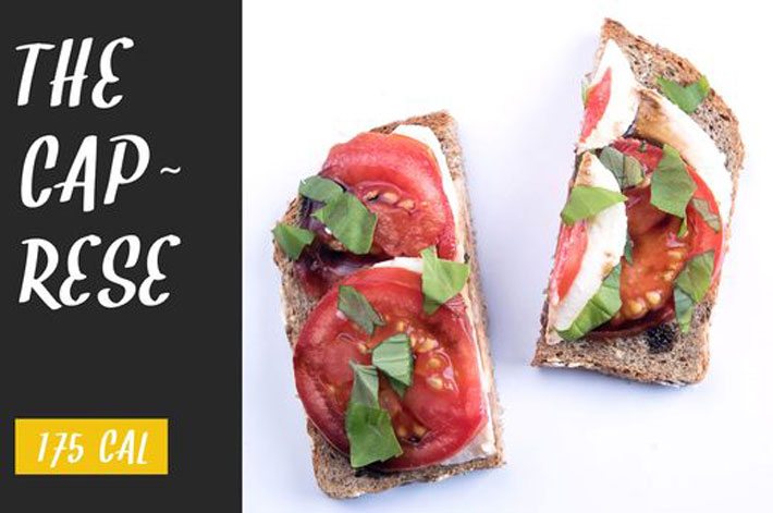 tostada capese