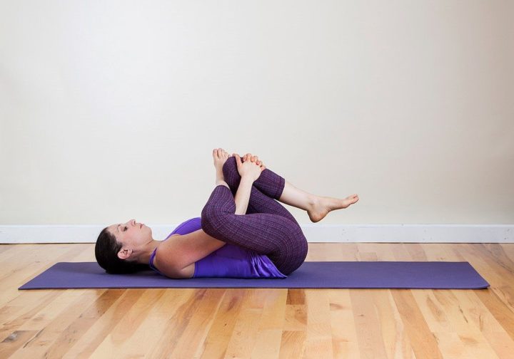 Postura de yoga Figure Four