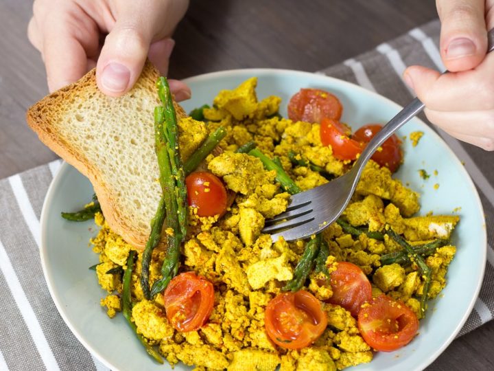 Desayuno saludable al estilo vegano