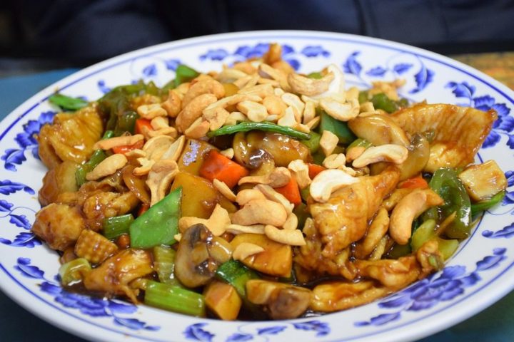 Receta paleo de carne o pollo en anacardo