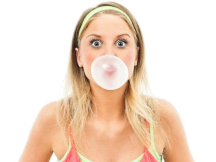 El chicle puede hinchar