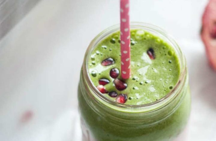 smoothie vegano de mango y coco
