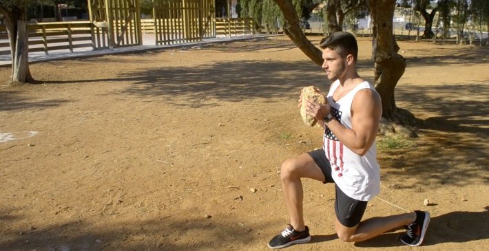 zancadas en el parque
