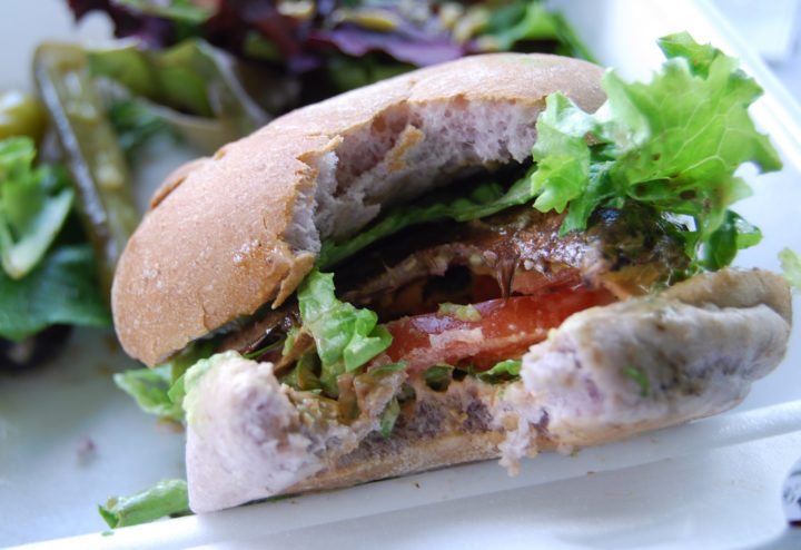 Receta de hamburguesa con pesto