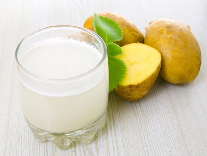 Zumo de patata para aliviar quemaduras del sol