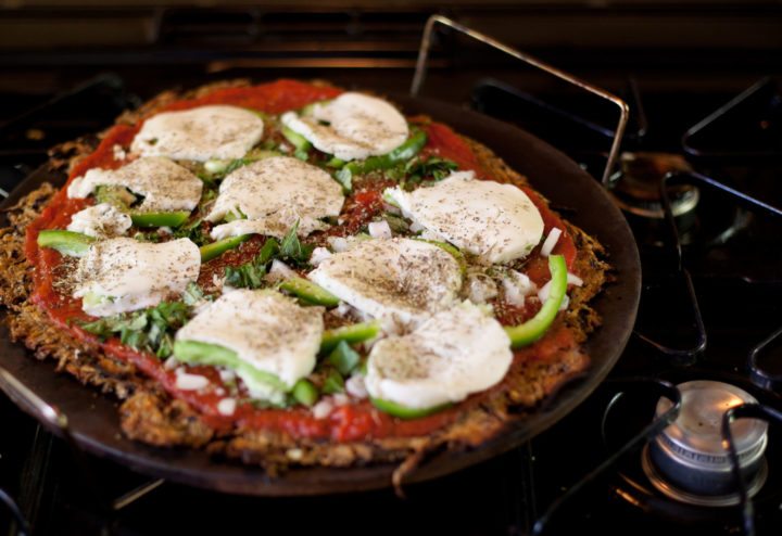 Receta de pizza Paleo