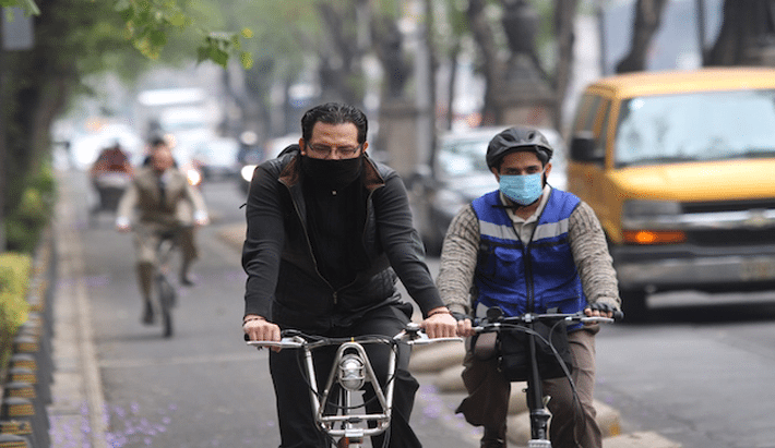 Combatir la contaminación montando en bicicleta