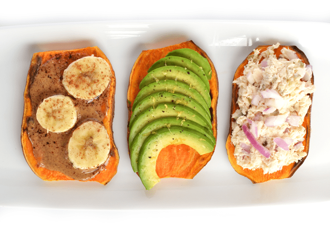 Tostadas de boniato por las mañanas
