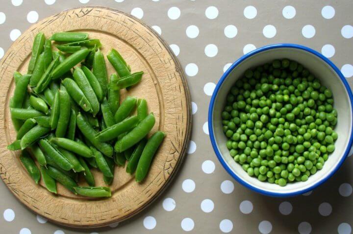 Beneficios de los guisantes verdes para la salud