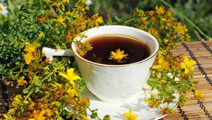 Infusión con hierba de San Juan y beneficios