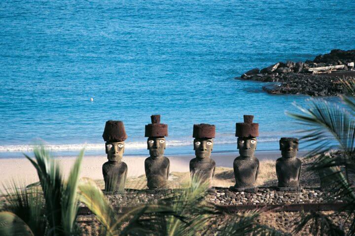 Visitas las playas de la Isla de Pascua