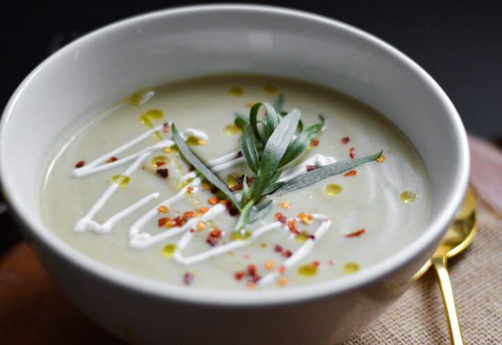 Sopa de alcachofas