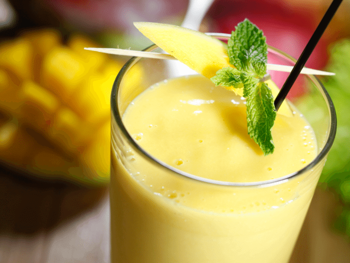 Snack de Lassi de mango