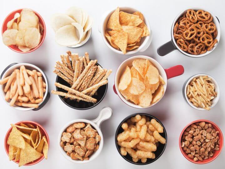 Los snacks salados aumentan tu apetito