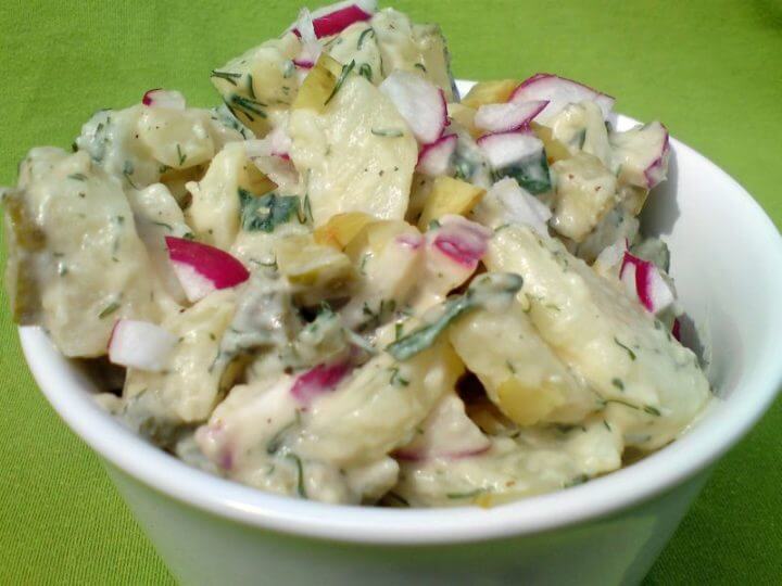 Ensalada sustituta de la pasta baja en calorías