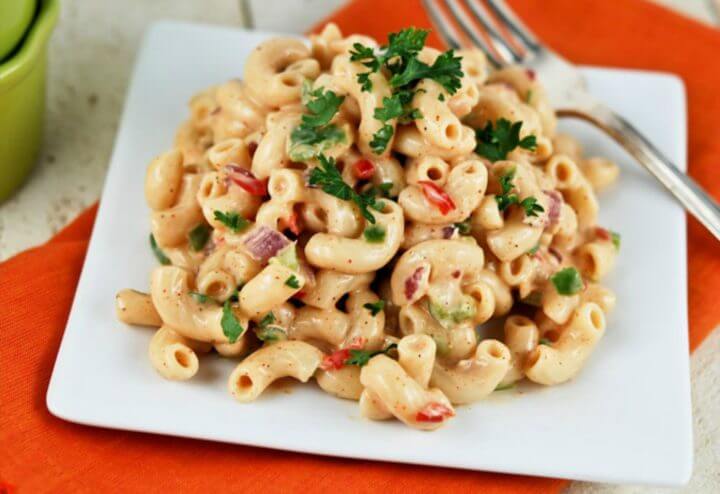 Receta de ensalada macaroni con calabación