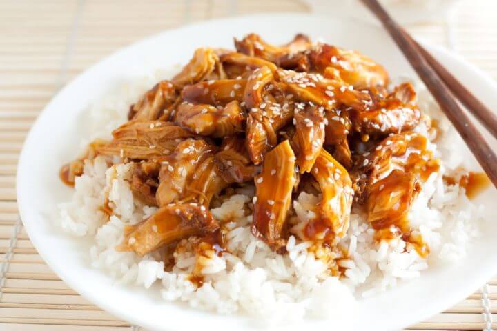 Receta saludable de pollo Teriyaki