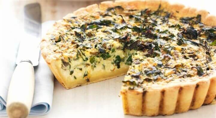 Prepara tu propio quiche de espinacas al horno 