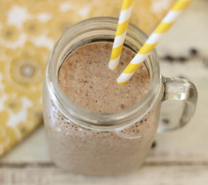 Smoothie de banana y café para antes de entrenar