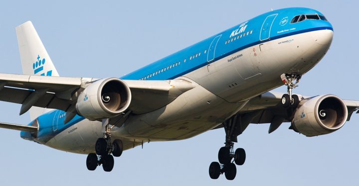 Compañía europea de avión KLM