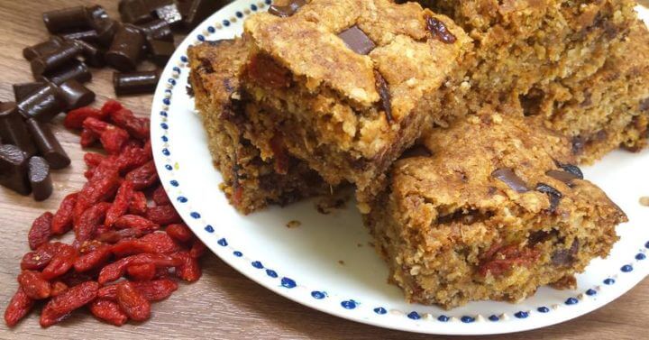 Receta de barrita energética con bayas de goji