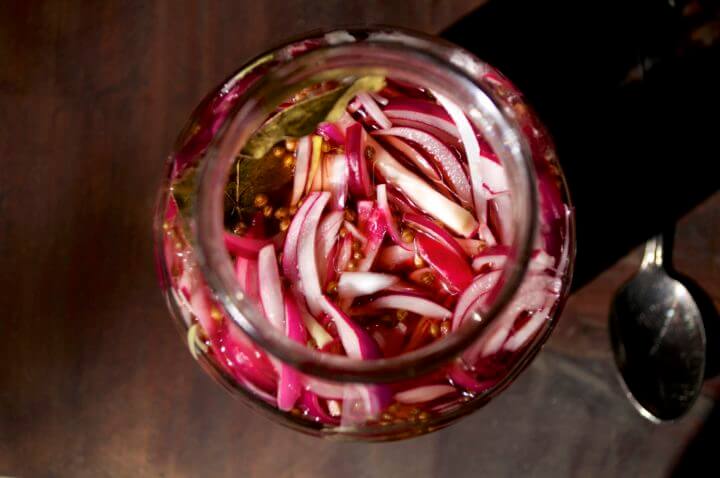 Receta cebollas rojas en escabeche