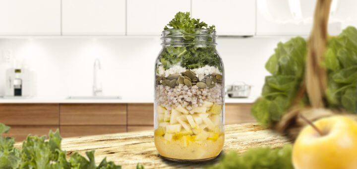 ¿Cómo elaborar una ensalada de coliflor en frasco?