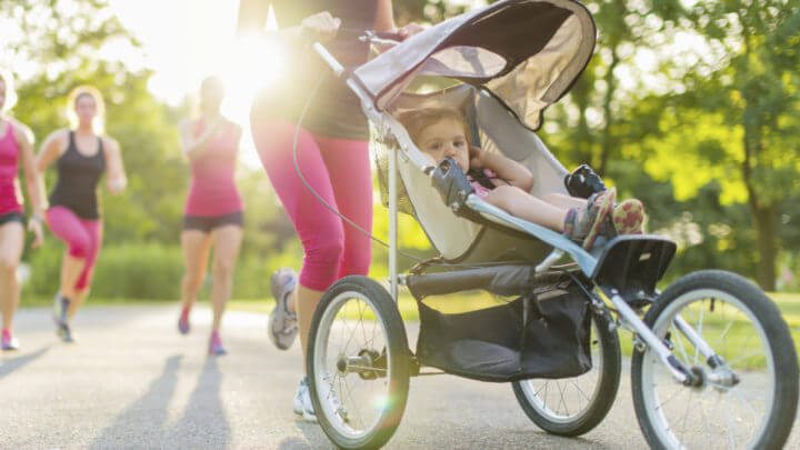 Carrito para caminar o correr con tu hijo