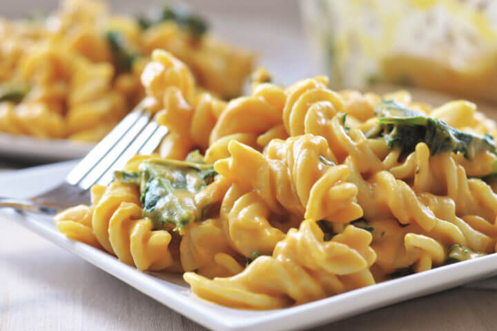 Receta vegana de macarrones con queso 