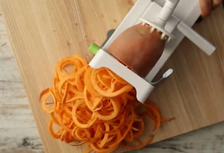Recetas con patatas dulces en espiral