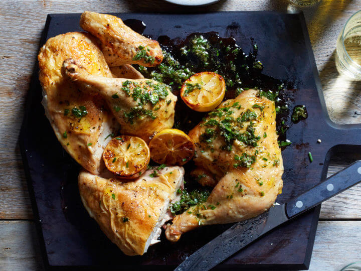 Receta de pollo con salsa verde con tomatillos