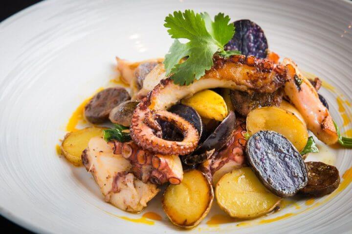 Receta de pulpo al limón con patatas