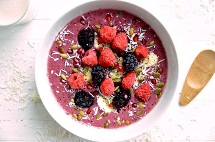 El smoothie más alto en antioxidantes