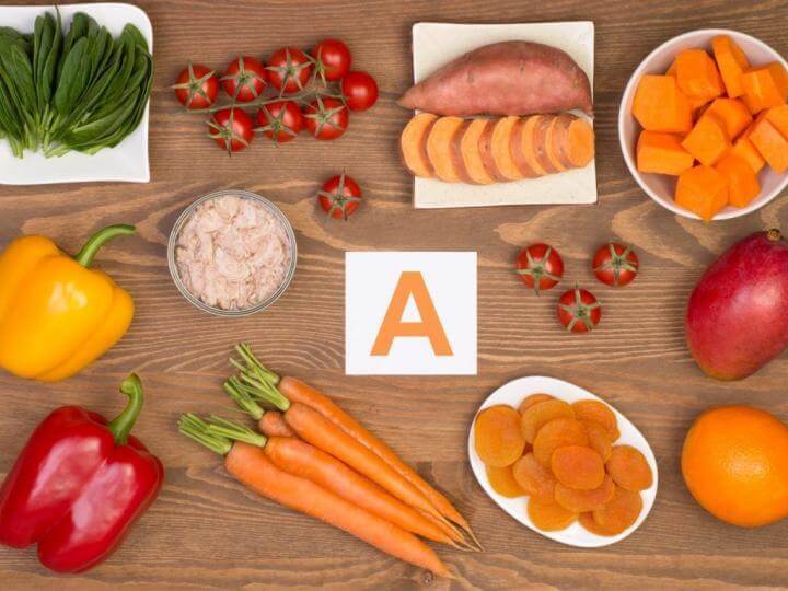Alimentos con vitamina A para salir antes de una lesión