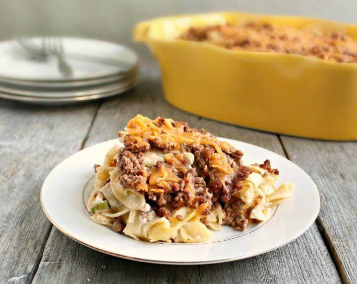 Carne de res en crema agria al horno