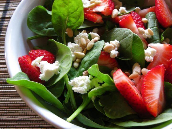 Receta de ensalada rica en antioxidantes