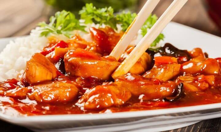 Receta de pollo agridulce para llevar en tupper