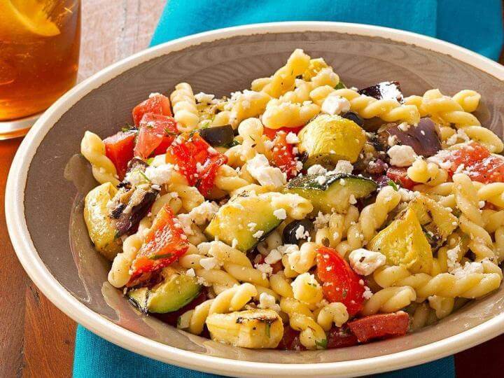 Receta de ensalada de pasta a la jardinera