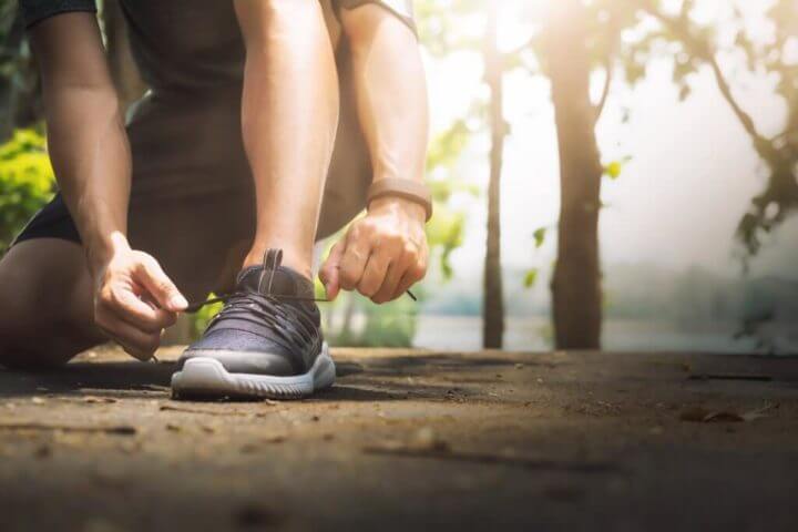 Un buen calzado es importante para un maratonista