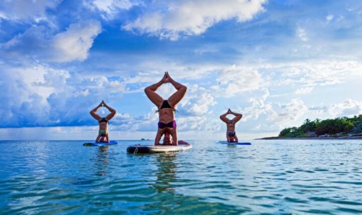 Entrenar de forma divertida con el SUP Yoga 