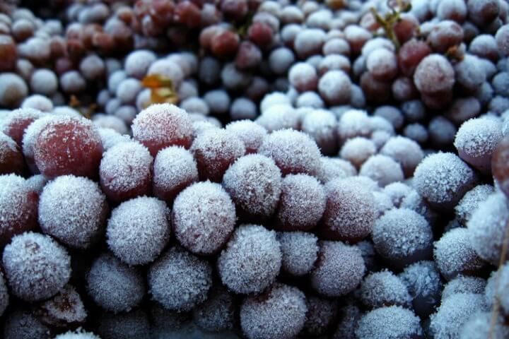 Receta de uvas congeladas para días calurosos 