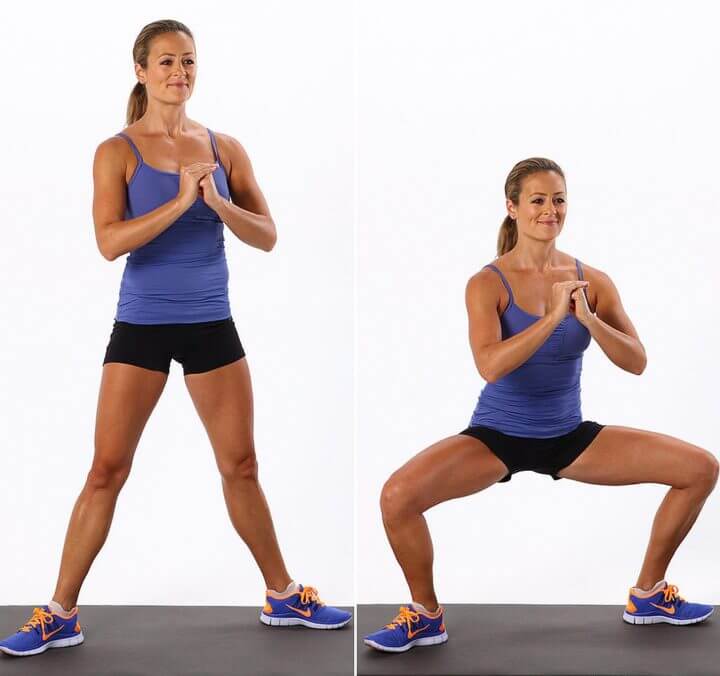 Variantes de sentadillas para rutinas HIIT